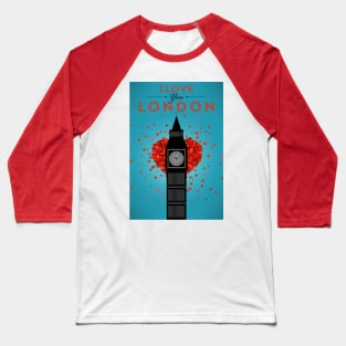 I Love You London Baseball T-Shirt